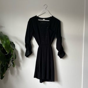 Aritzia Wilfred Black Dress